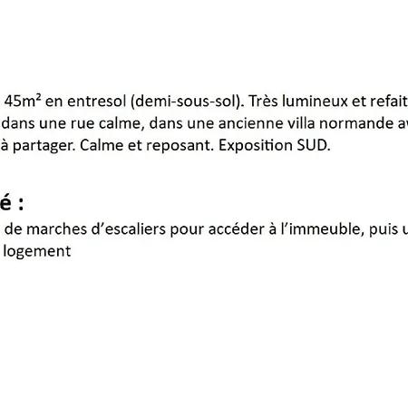 Nid Douillet De 45 M2, Centre-ville, 2 Chambres * トルヴィル＝シュル＝メール
